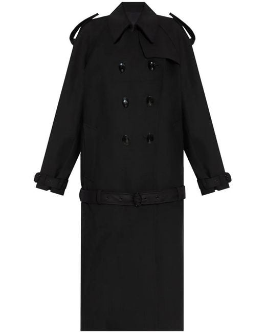Givenchy Black Double-Breasted Coat