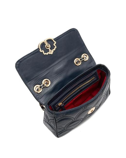 Isla Blue Sirena Quilted Chain Shoulder Bag