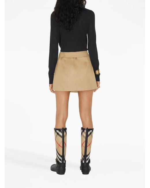 Burberry Mini-Rok in het Natural