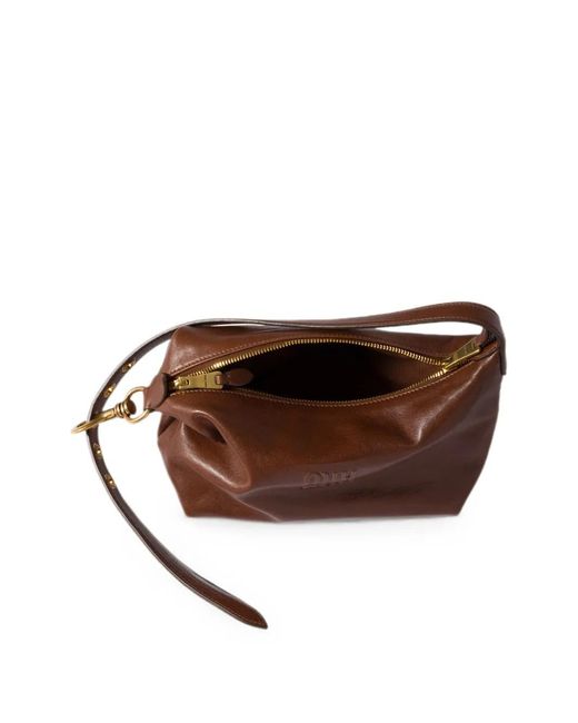 Miu Miu Brown Spirit Nappa Leather Bag