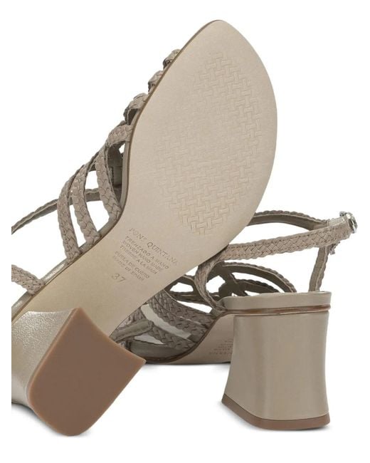Toni Pons Natural Sandalen Mit Webmuster
