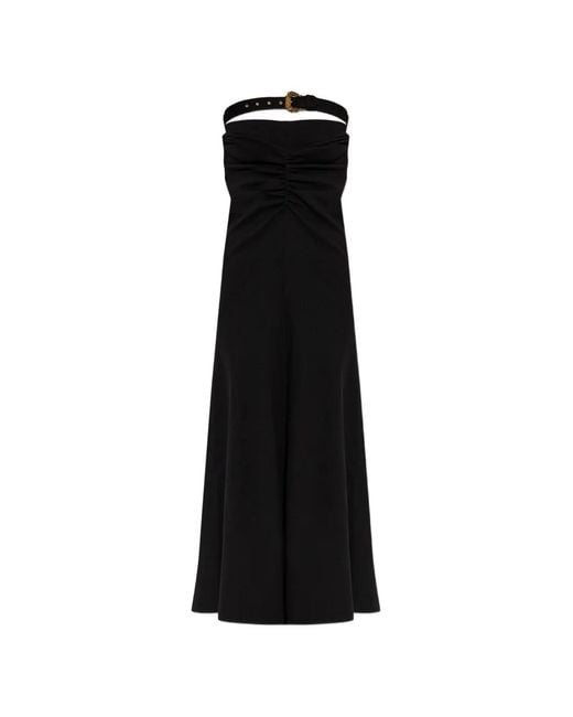 Versace Jeans Couture Black Buckle Detail Skirt
