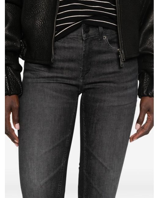 Dondup Black Faded-Effect Jeans