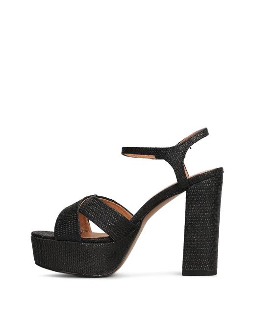 Bibi Lou Black Primrose Woven Sandals