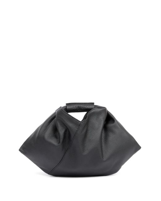 MM6 by Maison Margiela Black Medium Lounge Zip Shopper Bag