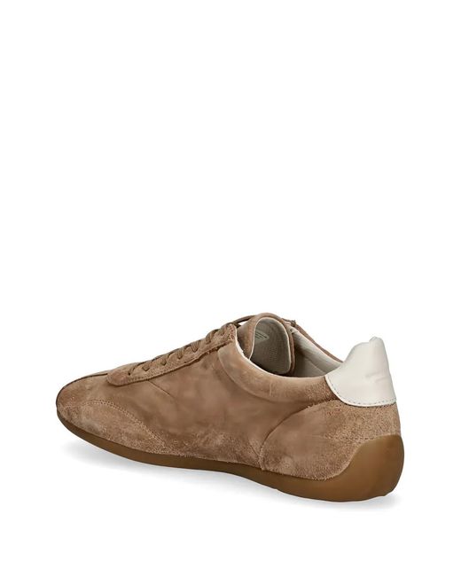 Vagabond Brown Lace-Up Suede Sneakers