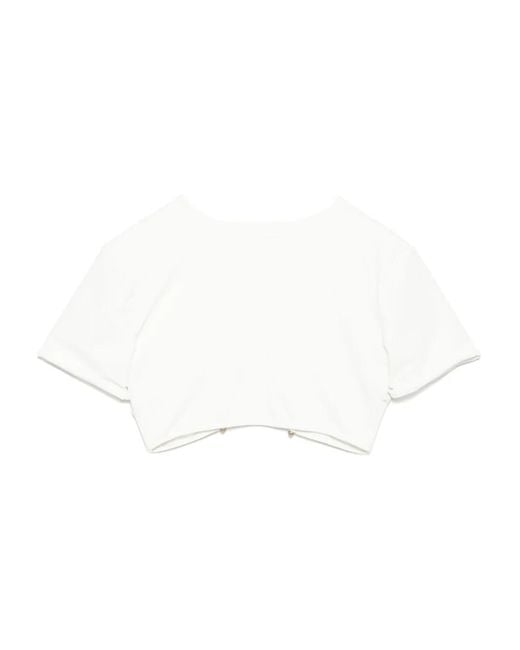Christopher Esber White U Prong T-Shirt