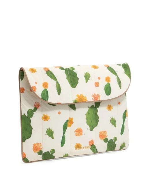 Bimba Y Lola カクタスプリント Pcケース 13.5インチ Green
