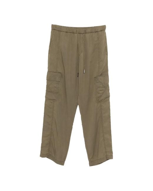 Iceberg Green Cargo Trousers for men