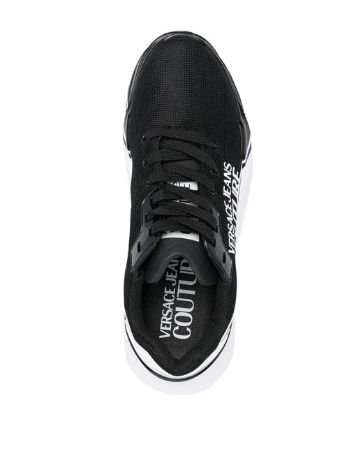 Versace Jeans Couture Black Logo-detail Chuncky Sneakers for men