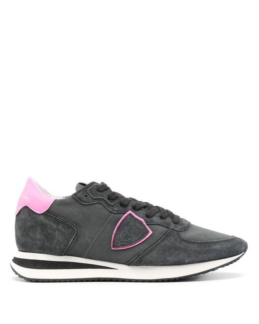 Philippe Model Gray Mondial Sneakers