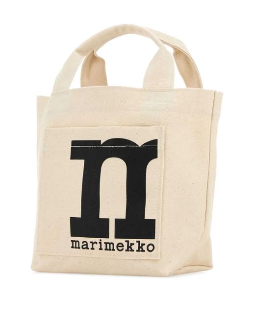 Marimekko White Canvas Tote Bag