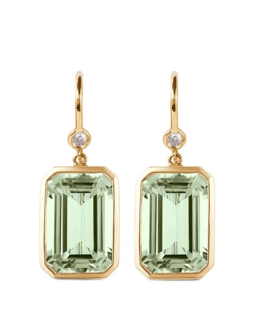 Goshwara Green Gossip Emerald-Cut Earrings