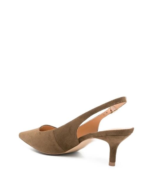 Marella Brown Slingback Heeled Pumps