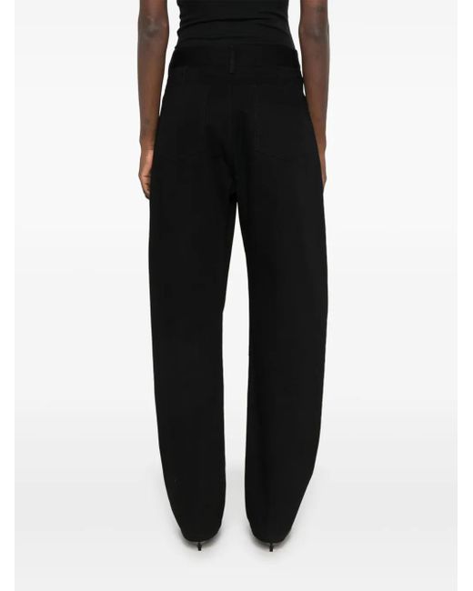 Lemaire Black Twisted Trousers