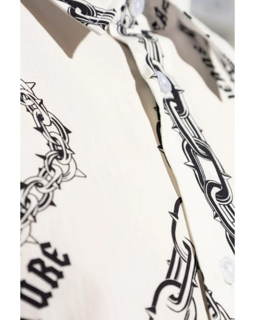 Versace Jeans Couture White Chain Couture Shirt for men