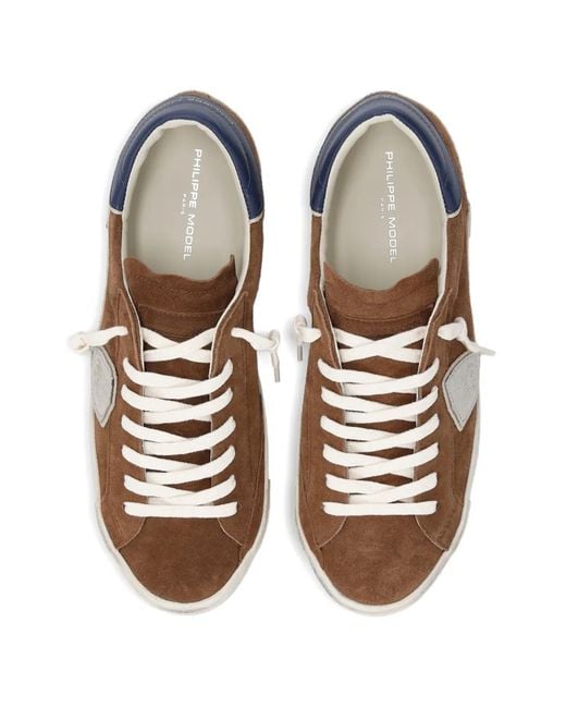 Philippe Model Brown Prsx Sneakers for men