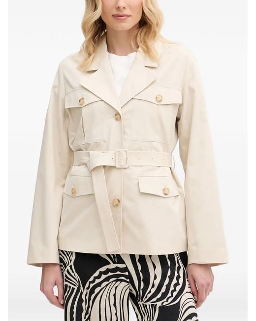 Gant Natural Belted Four-Pocket Jacket