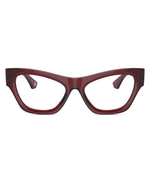 Lunettes De Vue À Monture Papillon Burberry en coloris Brown