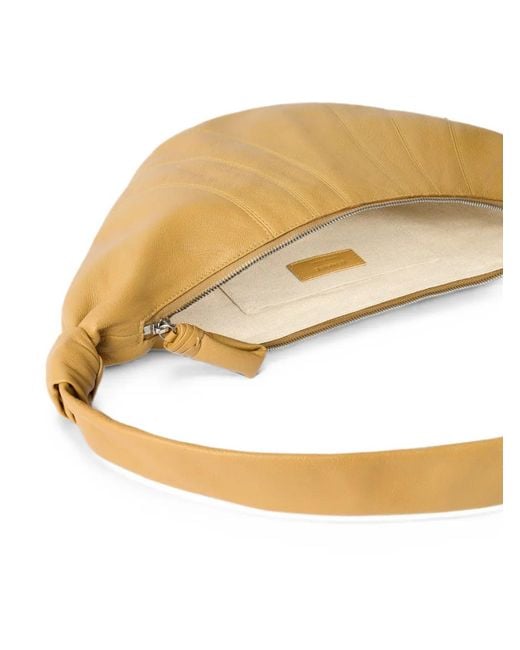 Lemaire White Medium Croissant Bag