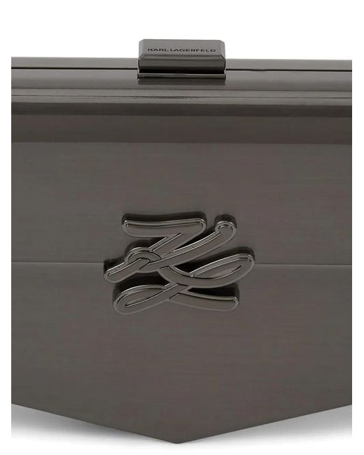 Karl Lagerfeld Gray Pochette Kl Studio Autograph