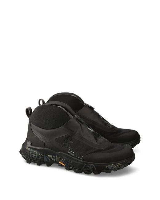 Premiata Black Vinson Sneakers for men