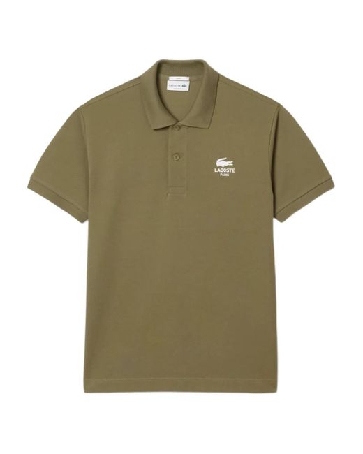 Lacoste Green L.12.12 Logo-Embroidered Polo Shirt