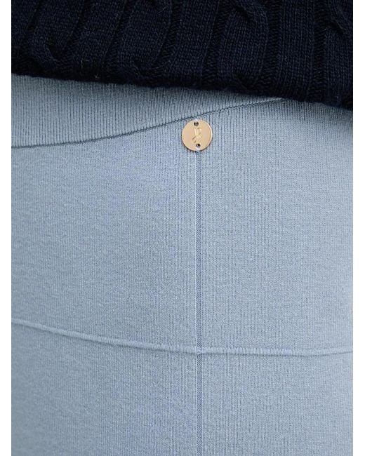 Joseph Ribkoff Blue Wide-Leg Trousers