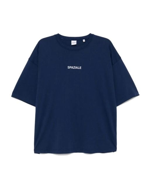 Aspesi Blue Spaziale T-Shirt for men