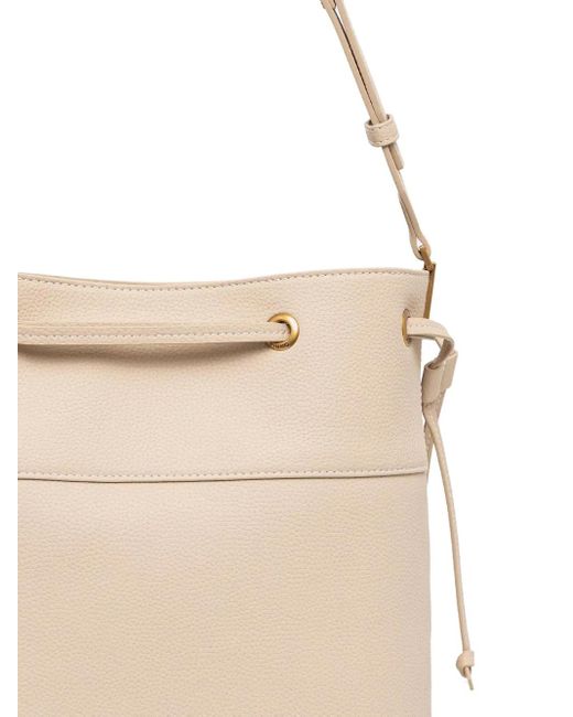 Pinko Natural Drawstring-Detail Bucket Bag