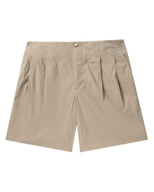 Kolor Natural Pleated Tailored Shorts for men