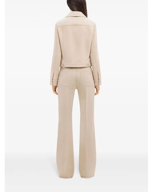 Courreges Jack Met Knoopsluiting in het Natural