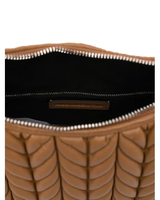 Sac Porté Épaule À Design Matelassé Karl Lagerfeld en coloris Brown
