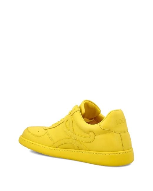 Loewe Yellow Jambo Leather Sneakers for men