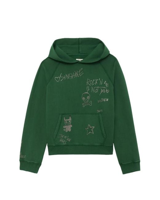 Zadig & Voltaire Green Georgy Sweatshirt