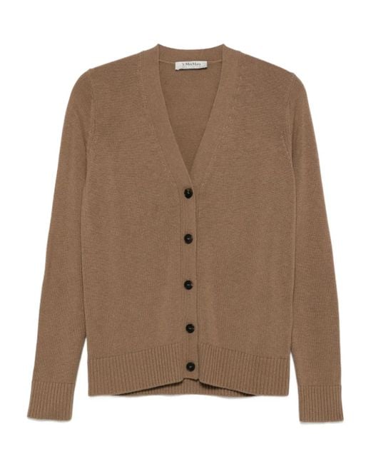 Cardigan di Max Mara in Brown