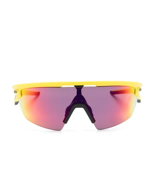 Oakley Pink Sphaera Shield-Frame Sunglasses