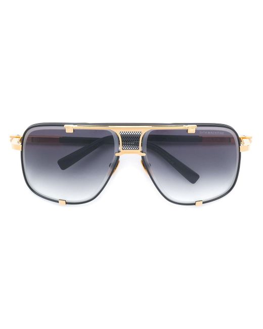 Dita Eyewear Black Pilot-frame Sunglasses for men