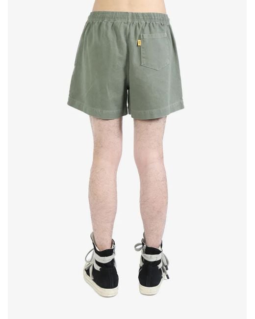 GALLERY DEPT. Gray Logo-Print Cotton Shorts for men