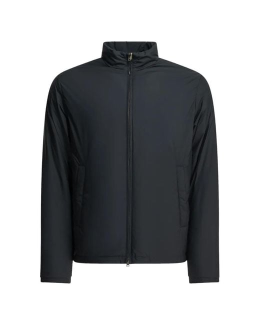 Herno Black High-Neck Padded Jacket for men