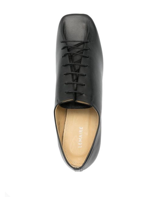 Zapatos derby con tacón Lemaire de color Black