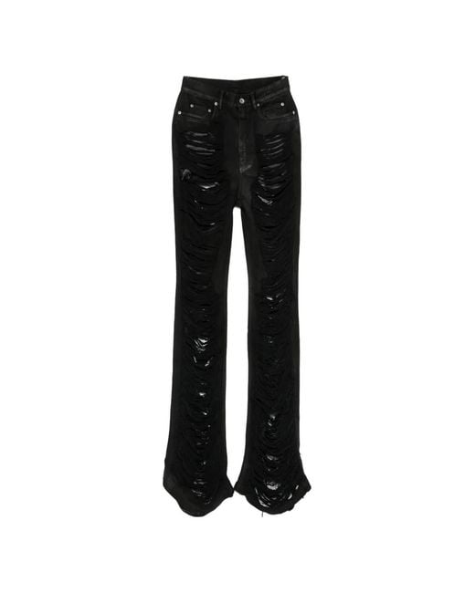 Rick Owens Black Bolan Jeans
