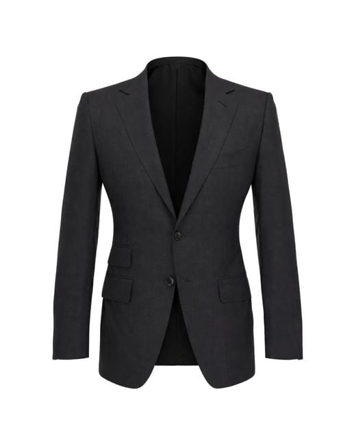 Tom Ford Black Wool Single-Breasted Blazer for men