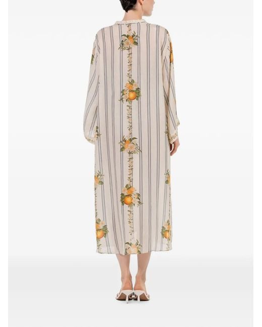 Agua Bendita White Datil Valle Kaftan Dress