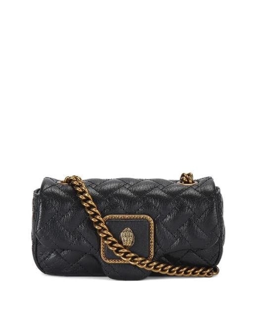 Kurt Geiger Black Nano Ppmlico Quilted Eagle Cross Body Bag