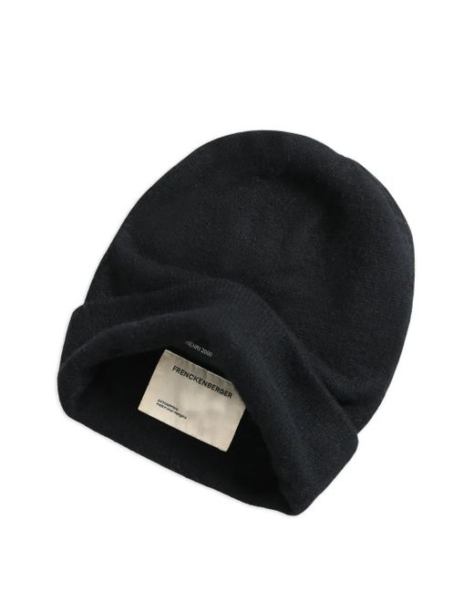 Frenckenberger Black Cashmere Beanie