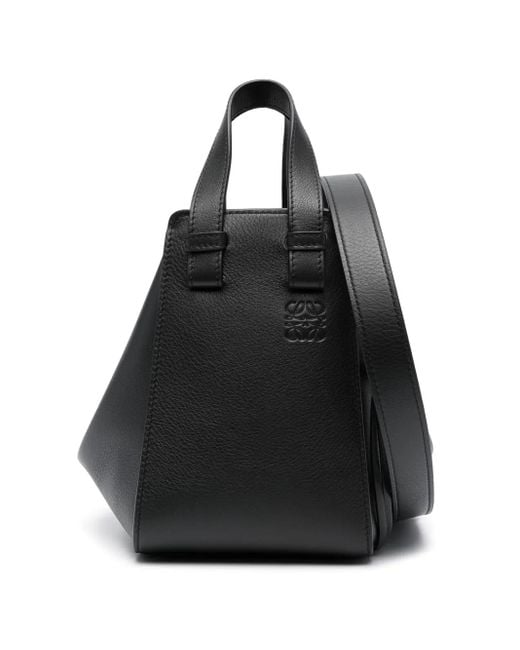 Loewe Black Hammock Compact Leather Handbag