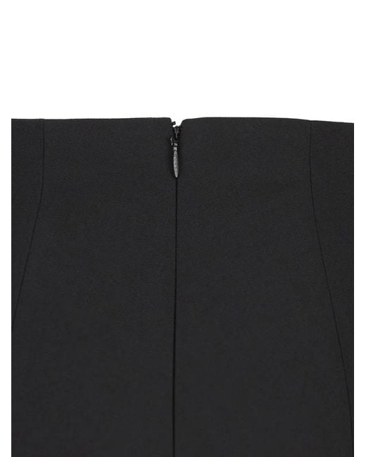 Gucci Black Wide-Leg Wool Trousers