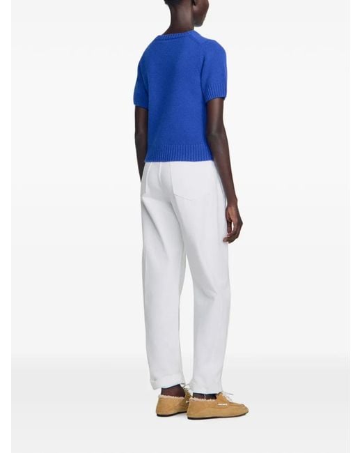 Sandro Blue Short-Sleeve T-Shirt