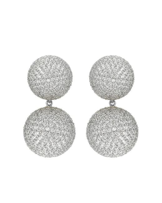 Anabela Chan White 14K Bauble Diamond Earrings